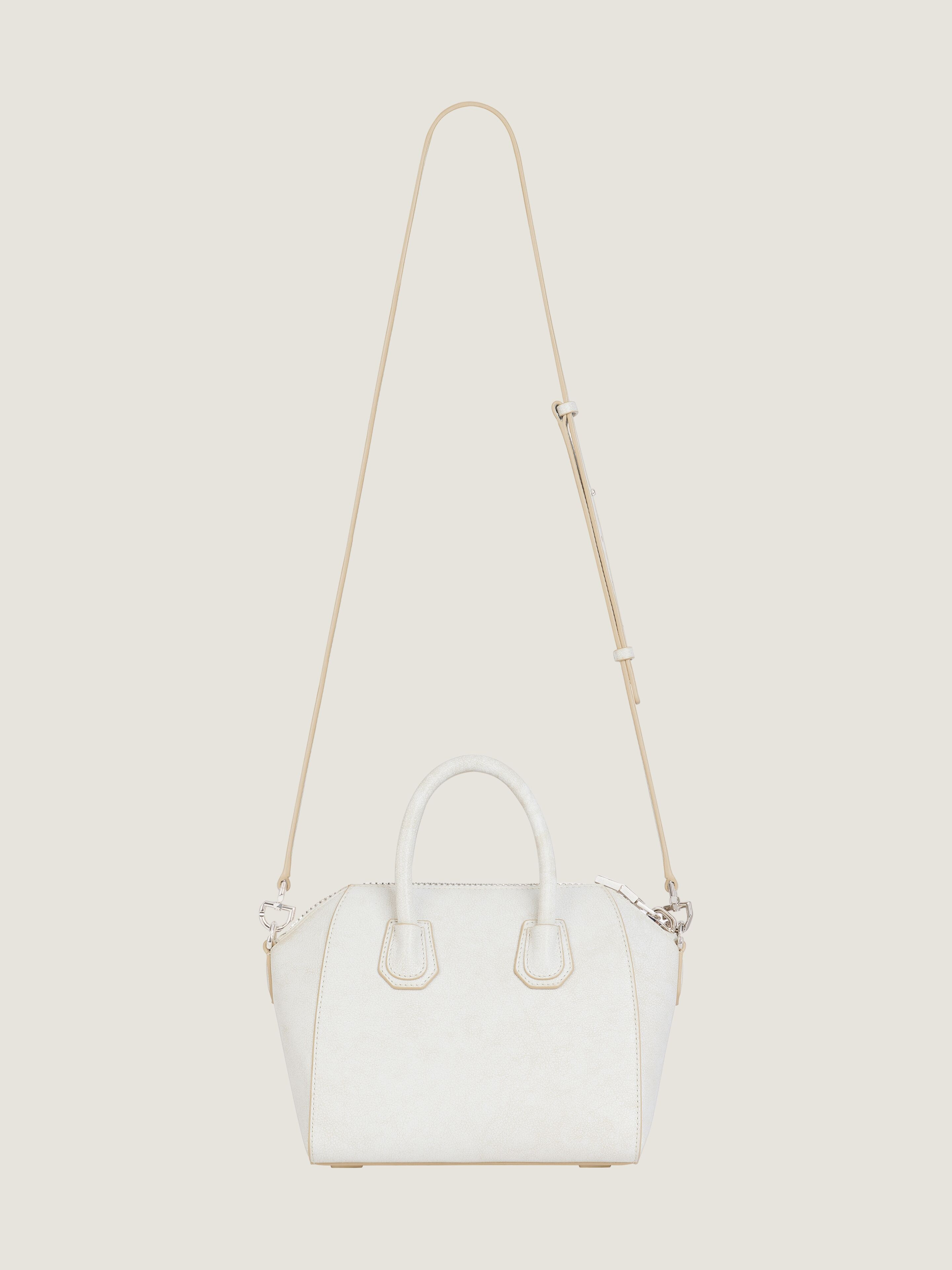 MINI ANTIGONA BAG IN AGED LEATHER - 3