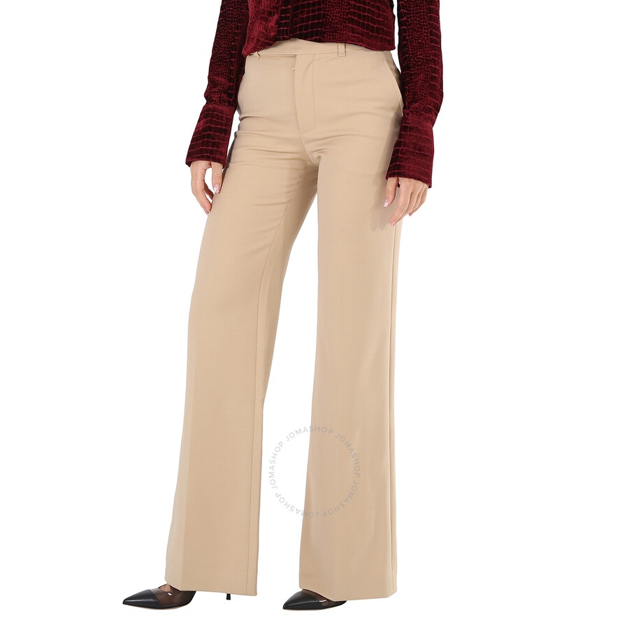 Chloe Ladies Barley Brown Flared Pants - 5