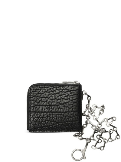 Burberry chain-detail leather wallet outlook