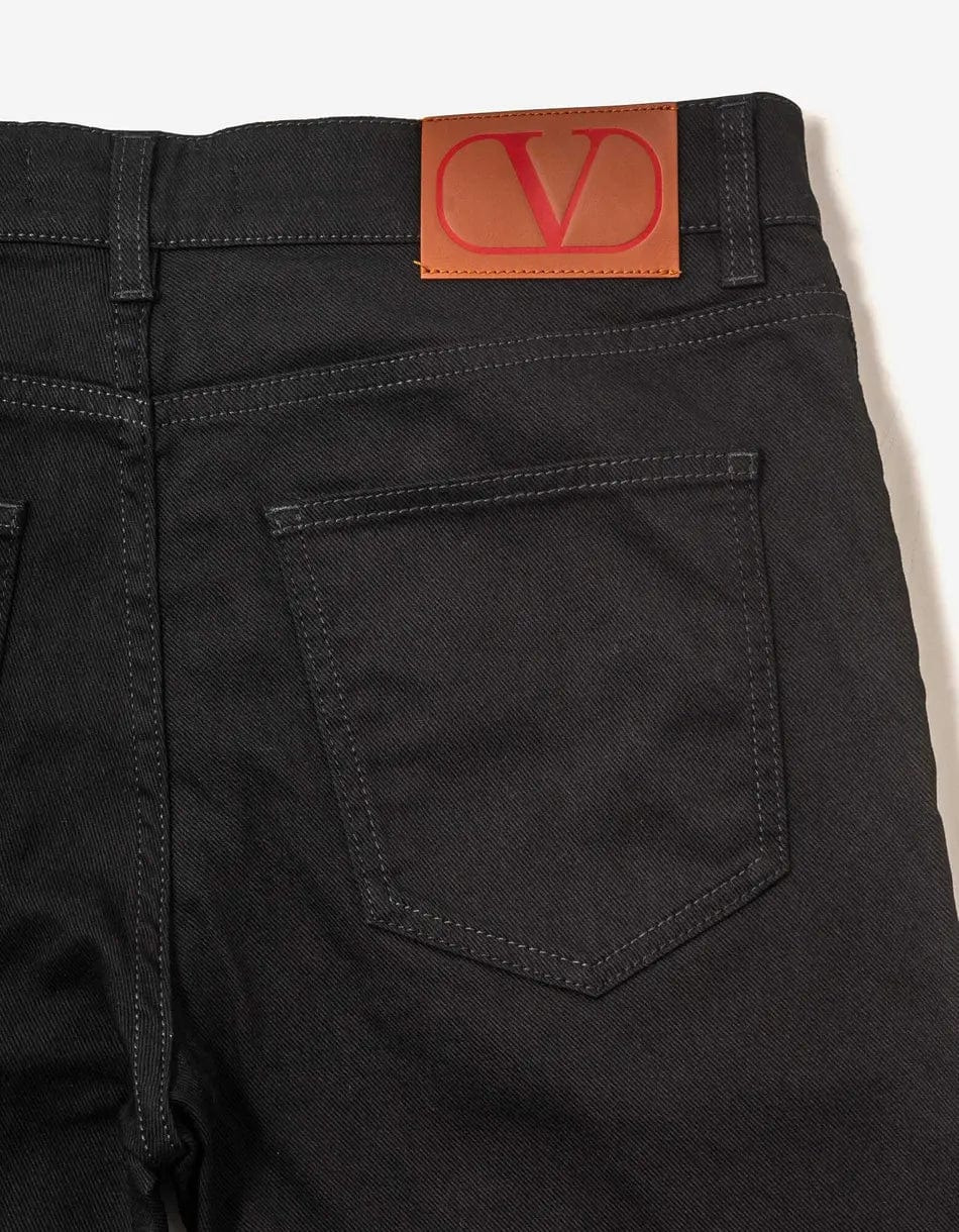 Valentino Black Skinny Fit Jeans - 8