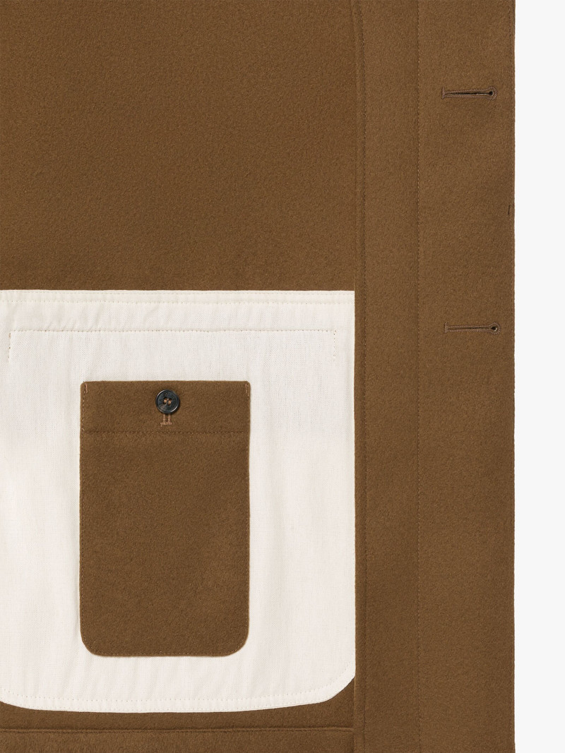 TRAVEL DARK CAMEL WOOL COAT 6