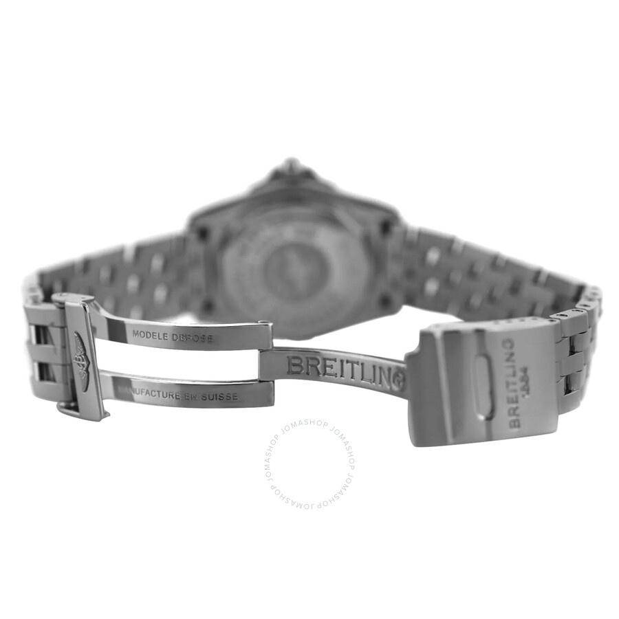 Pre-owned Breitling Cockpit Quartz Chronometer Black Dial Ladies Watch A71356 - 7