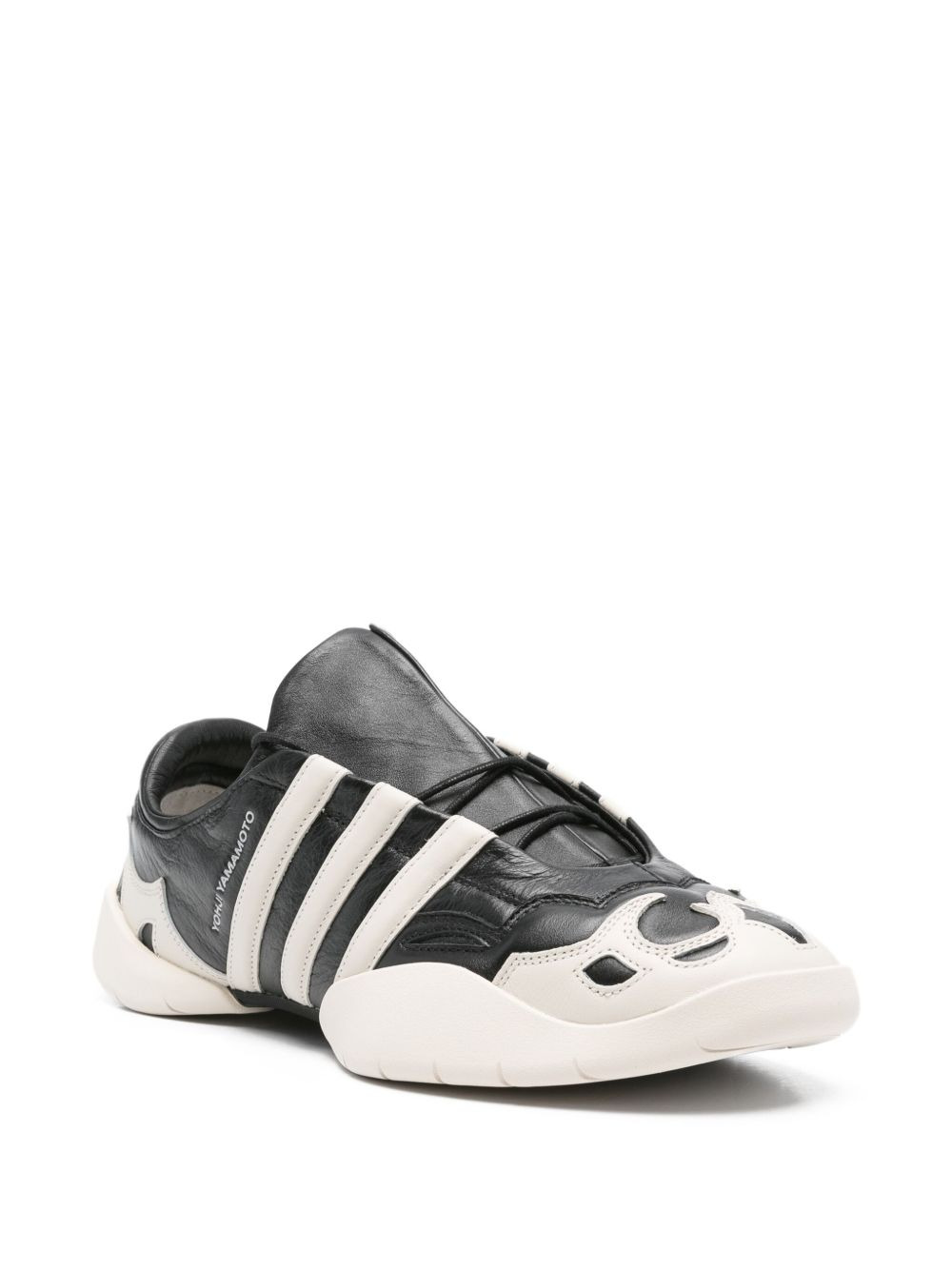 leather flame trainers - 2