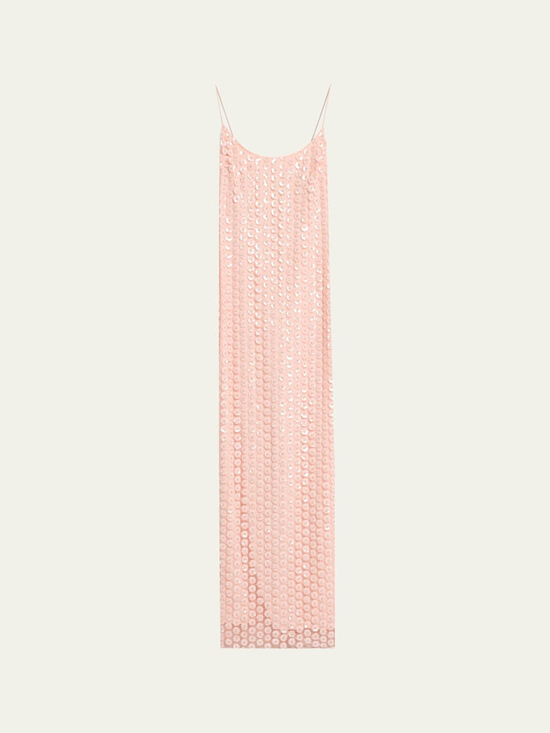 Isis Floral Sequined Slip Gown 1