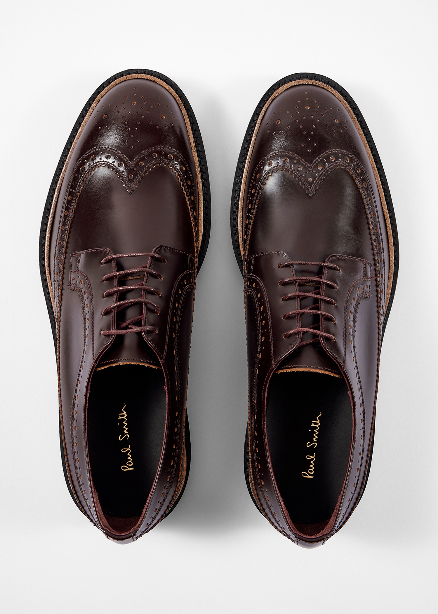 Bordeaux 'Count' Brogues - 3