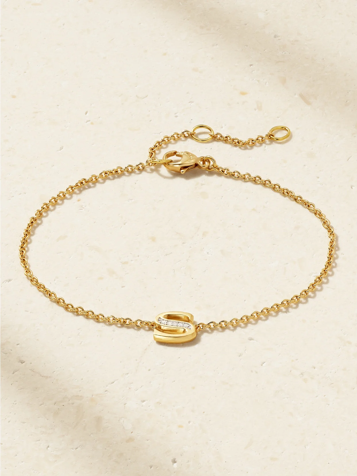 18-karat Gold And Diamonds Chain Bracelet - 1