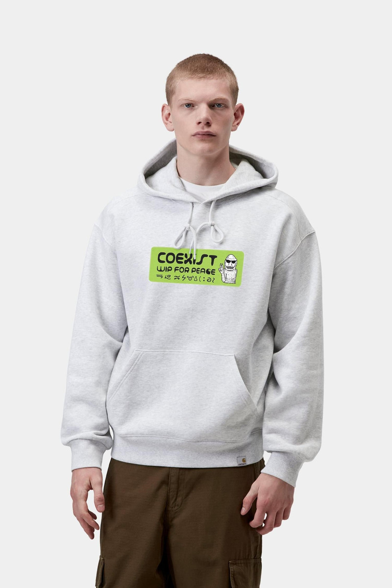 Hooded Bumper Sticker Sweatshirt 4