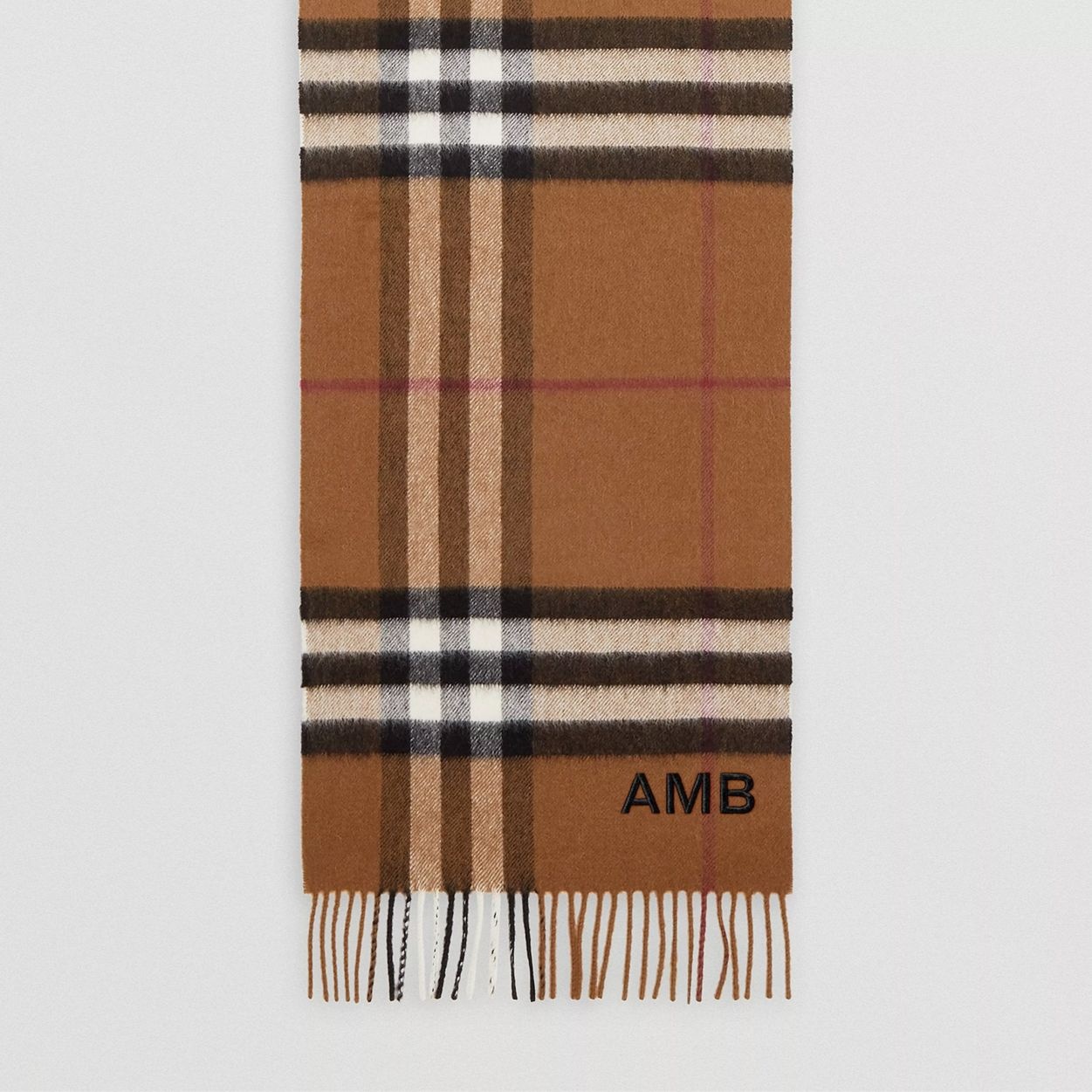 The Classic Check Cashmere Scarf - 9