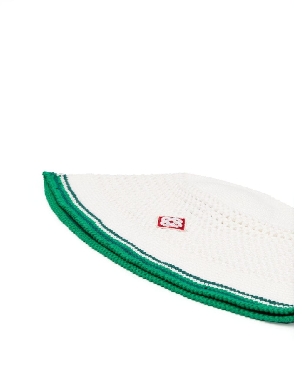 embroidered-logo knitted hat - 2