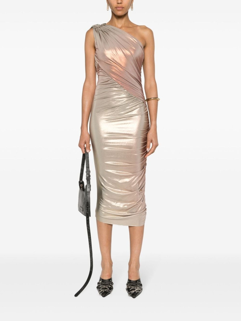Rick Owens Lilies Amira asymmetric midi dress outlook