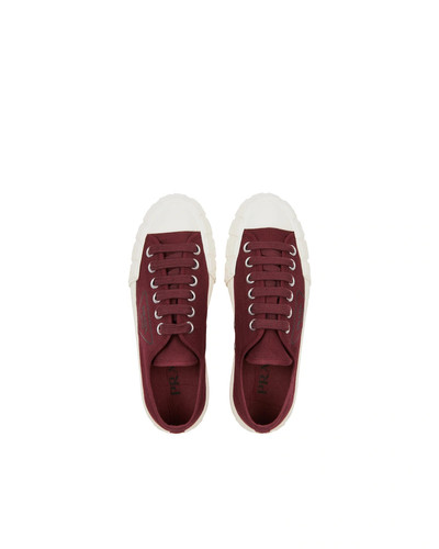 Prada Cotton canvas sneakers outlook