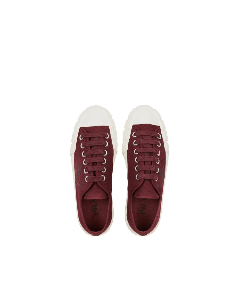 Prada Cotton canvas sneakers outlook