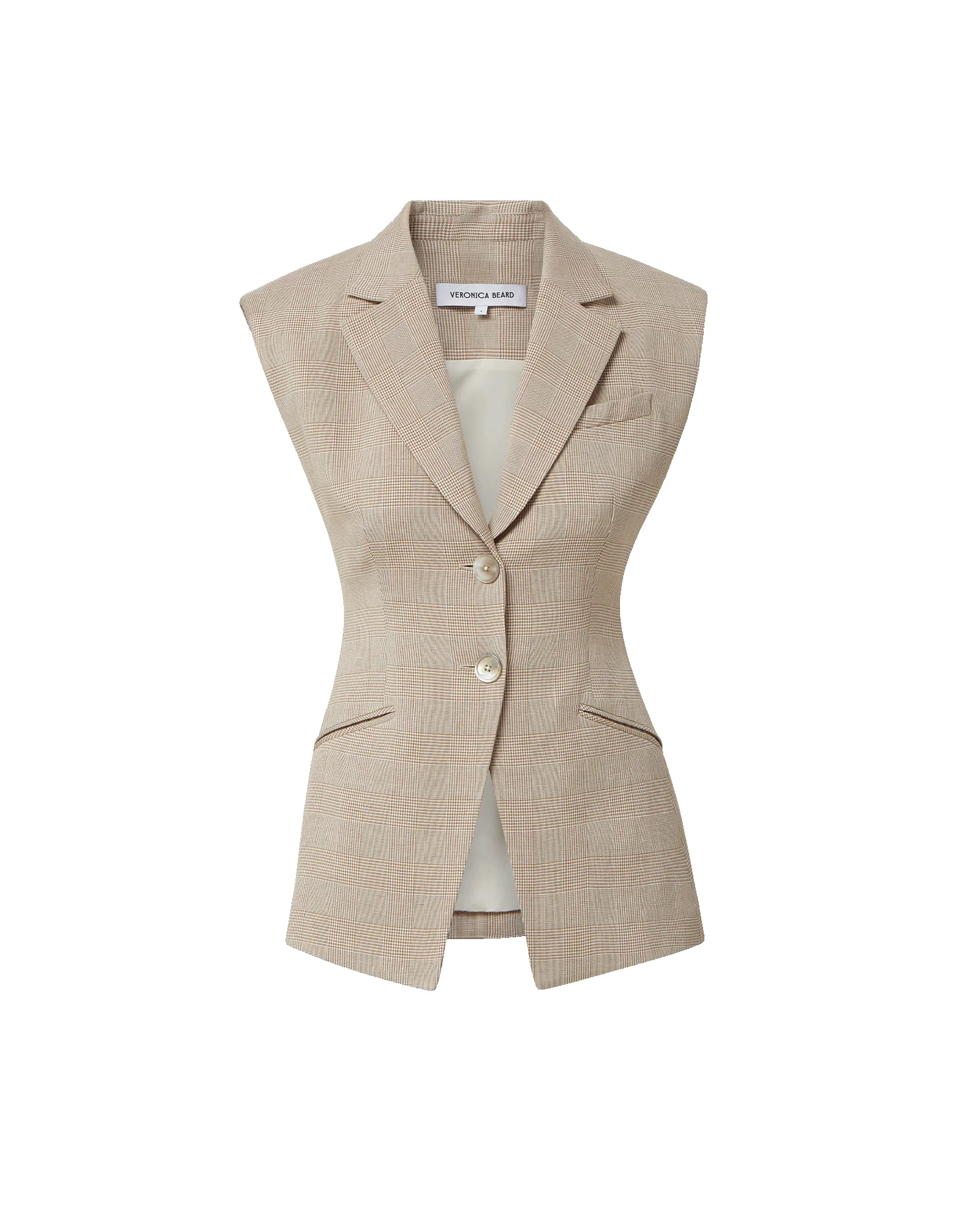 SORENNE PLAID VEST - 1