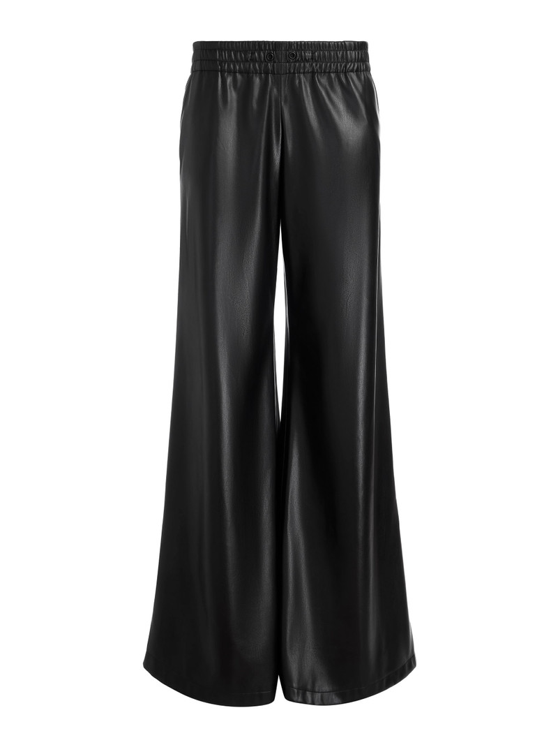 ELBA VEGAN LEATHER LOW RISE PANT WITH RACING STRIPE 1
