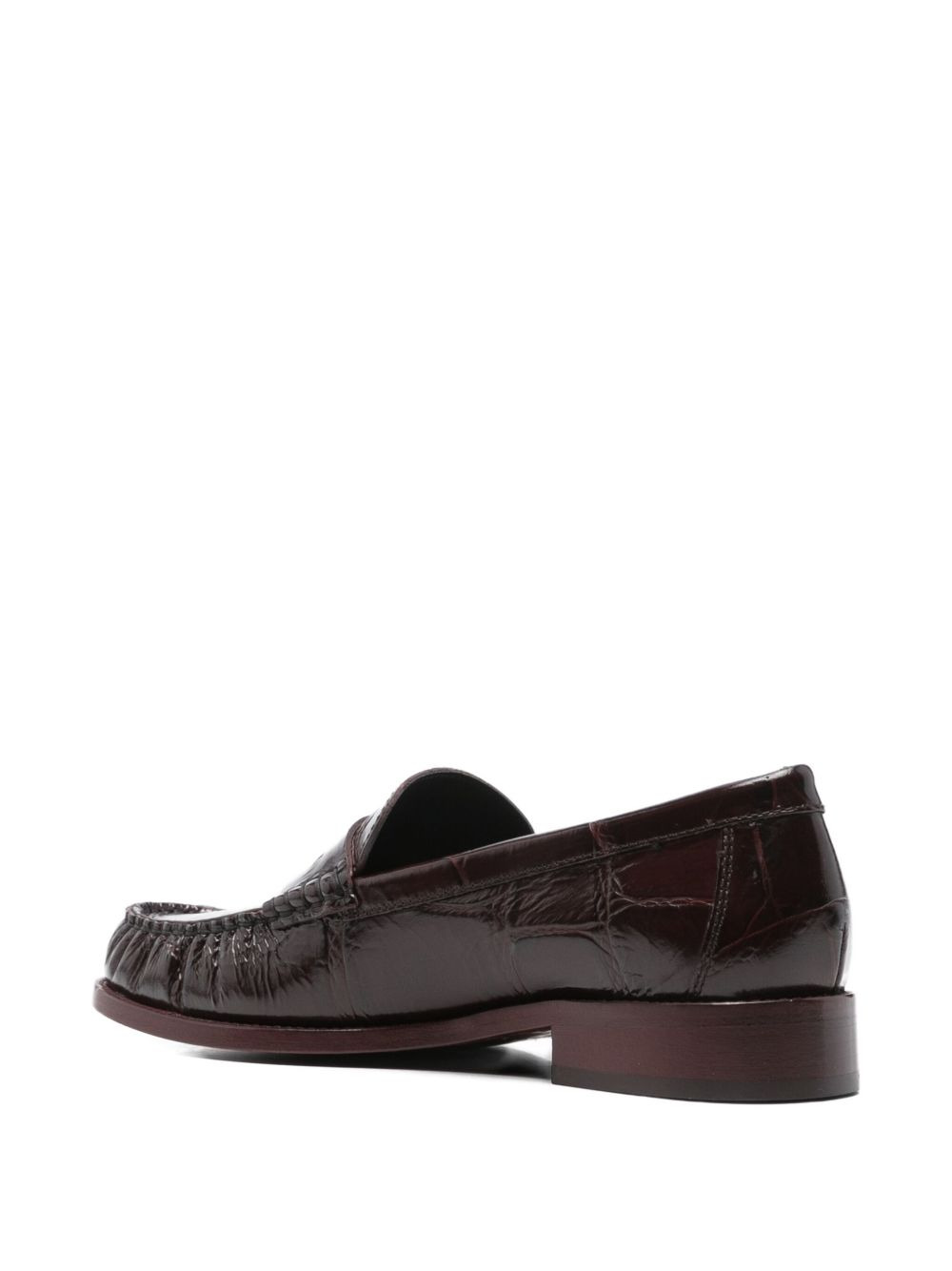 penny leather loafers - 3