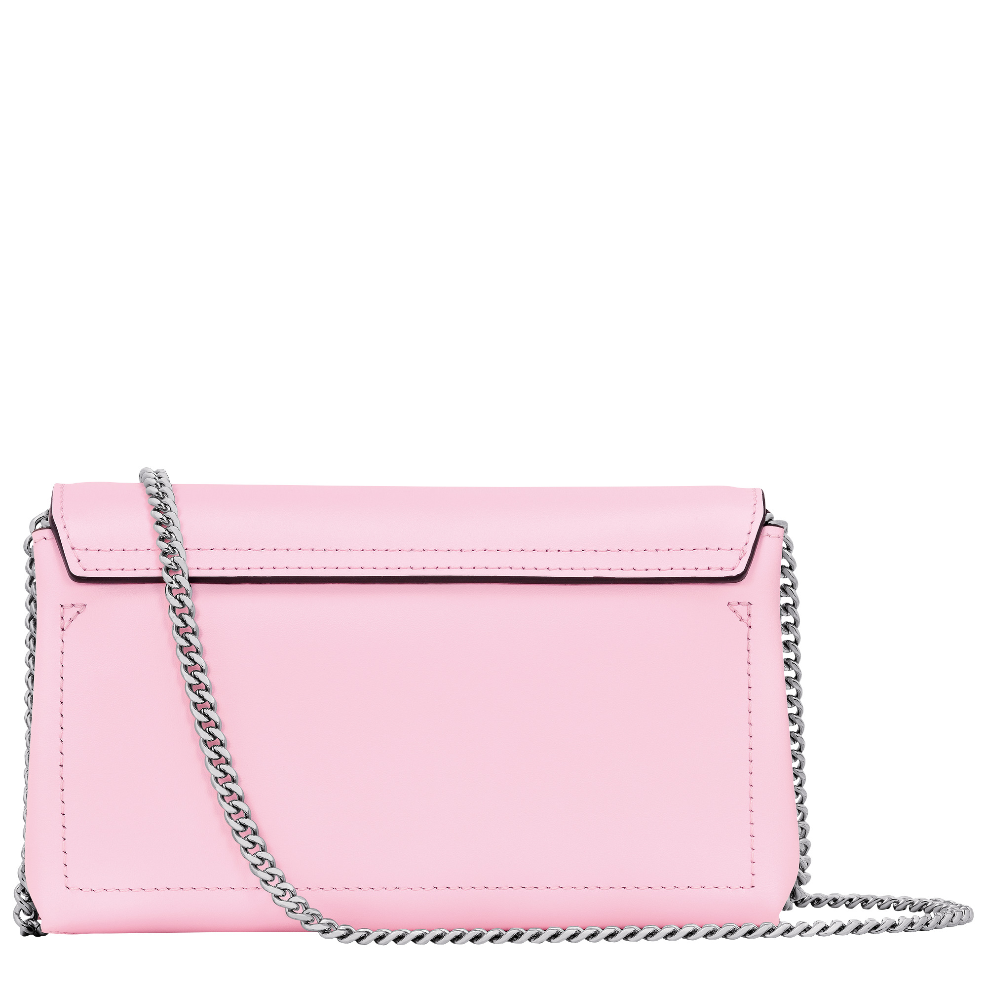 Roseau Clutch Pink - Leather - 4