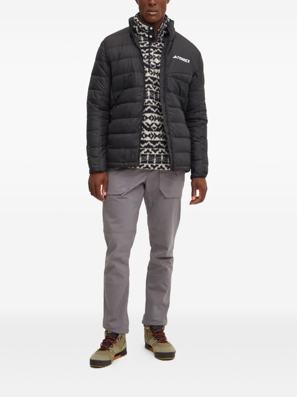 Terrex quilted-panel down jacket - 2