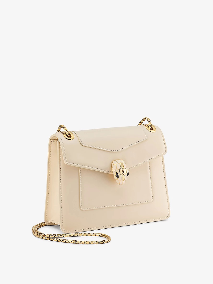Serpenti Forever leather cross-body bag - 4