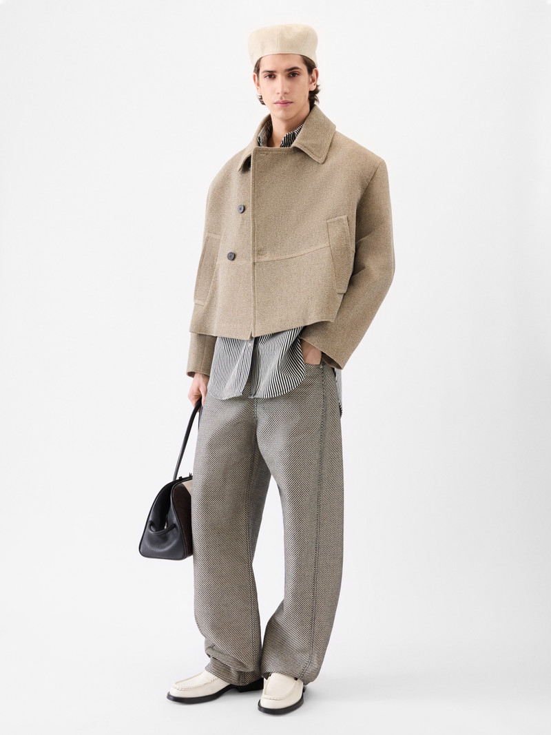JACQUEMUS The Carré peacoat outlook