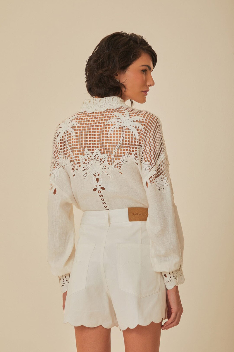 Richelieu Embroidered Shorts 4