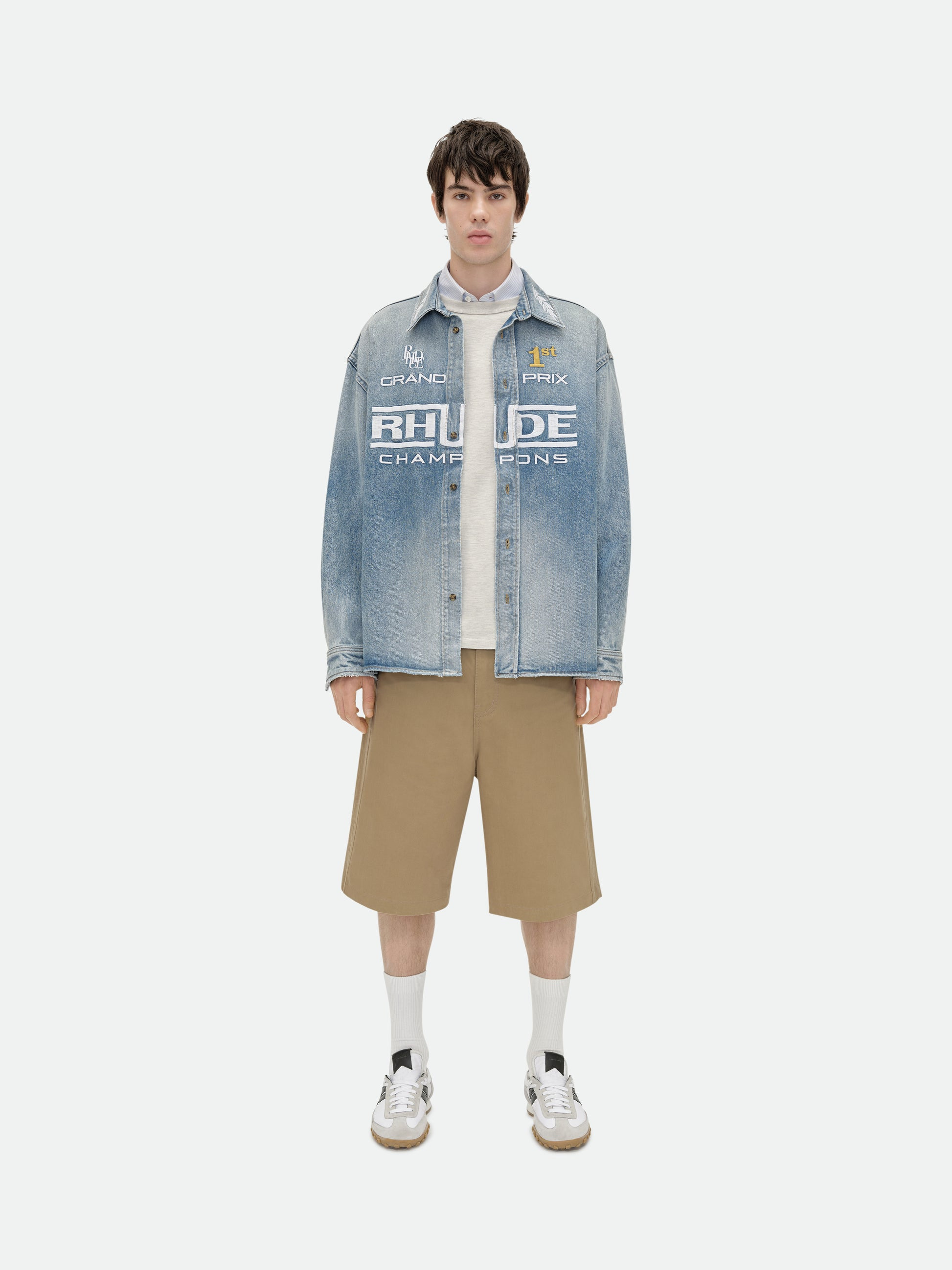 TIRE DENIM OVERSHIRT - 2