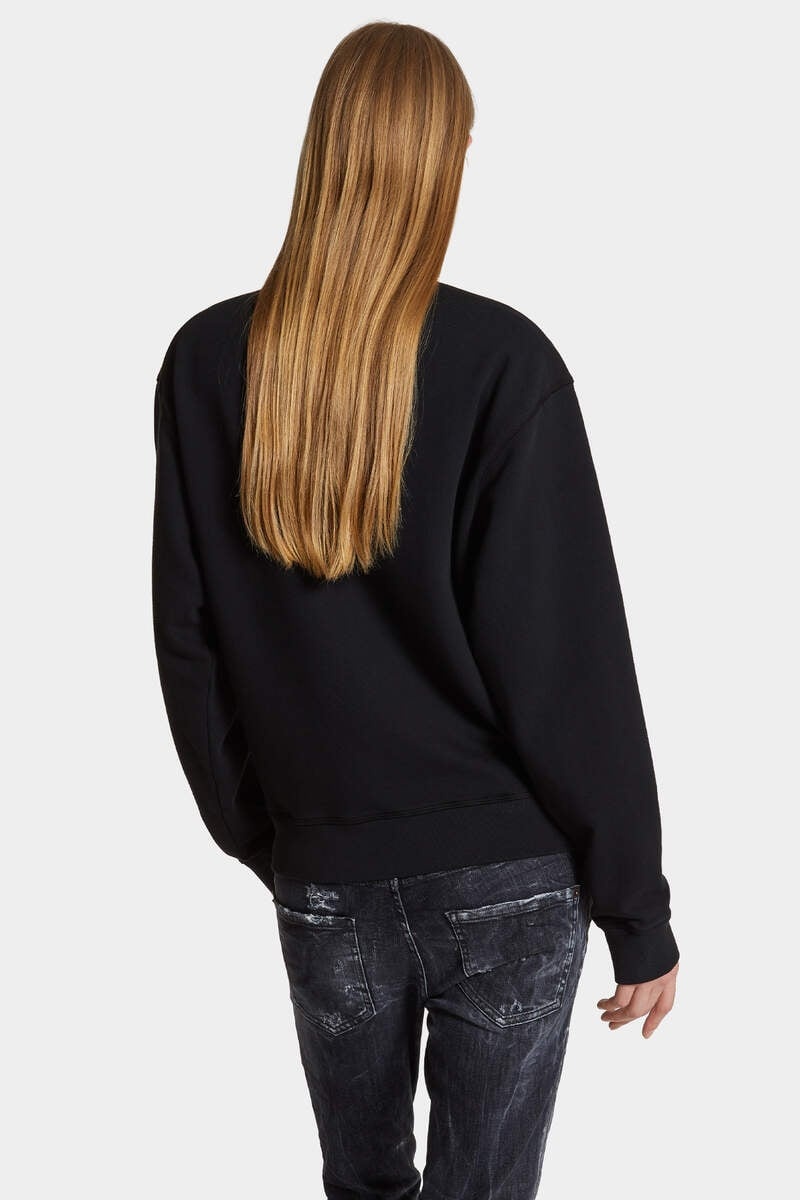 DYED JUST RIGHT FIT DOODLE SWEATSHIRT - 4