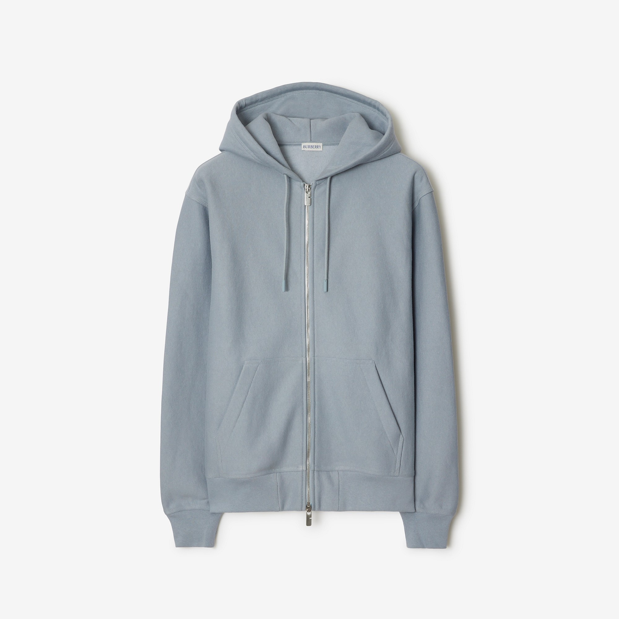 Logo Cotton Blend Zip Hoodie - 1