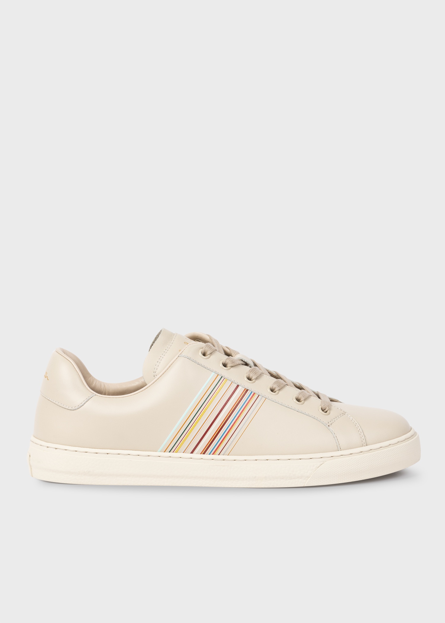 Ecru Leather 'Hansen' Trainers - 1