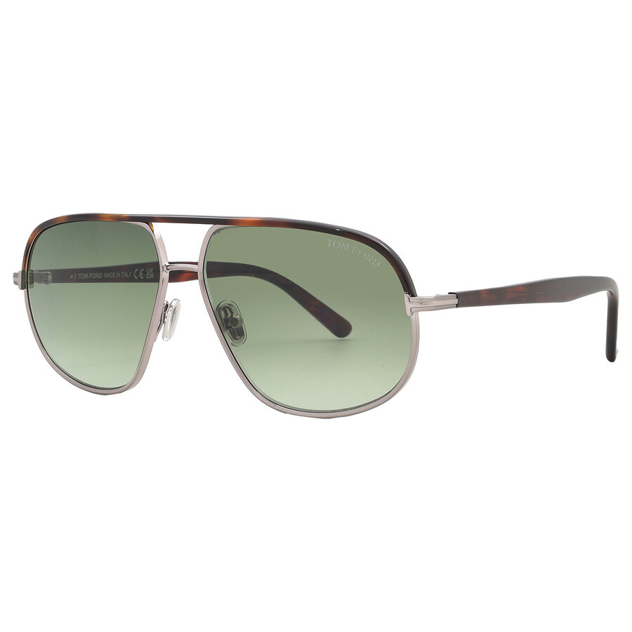Tom Ford Maxwell Green Gradient Pilot Men's Sunglasses FT1019 14P 59 - 2