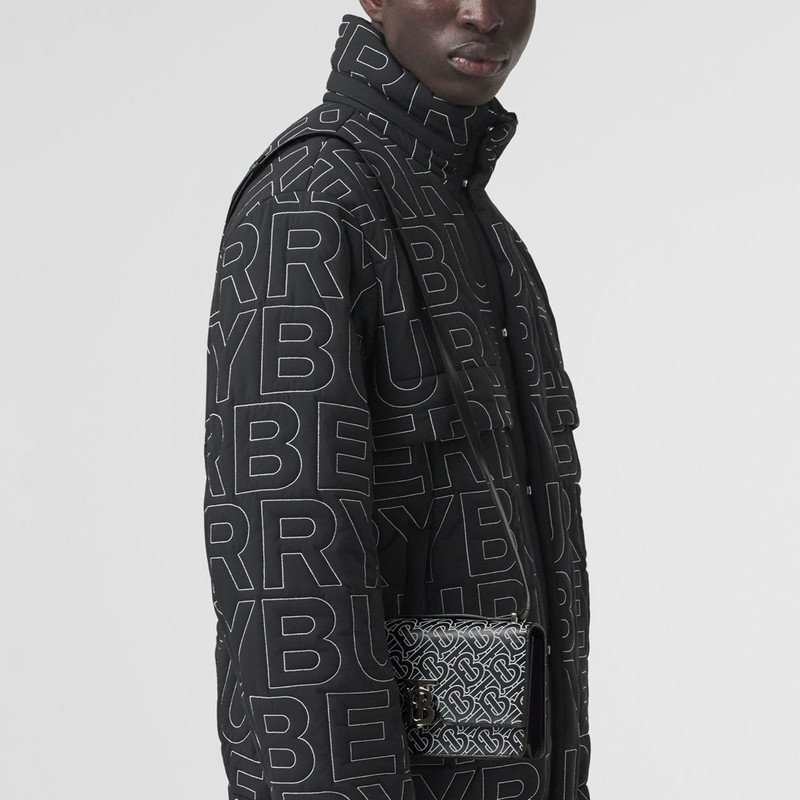 Monogram Print Leather Low Robin Bag 3