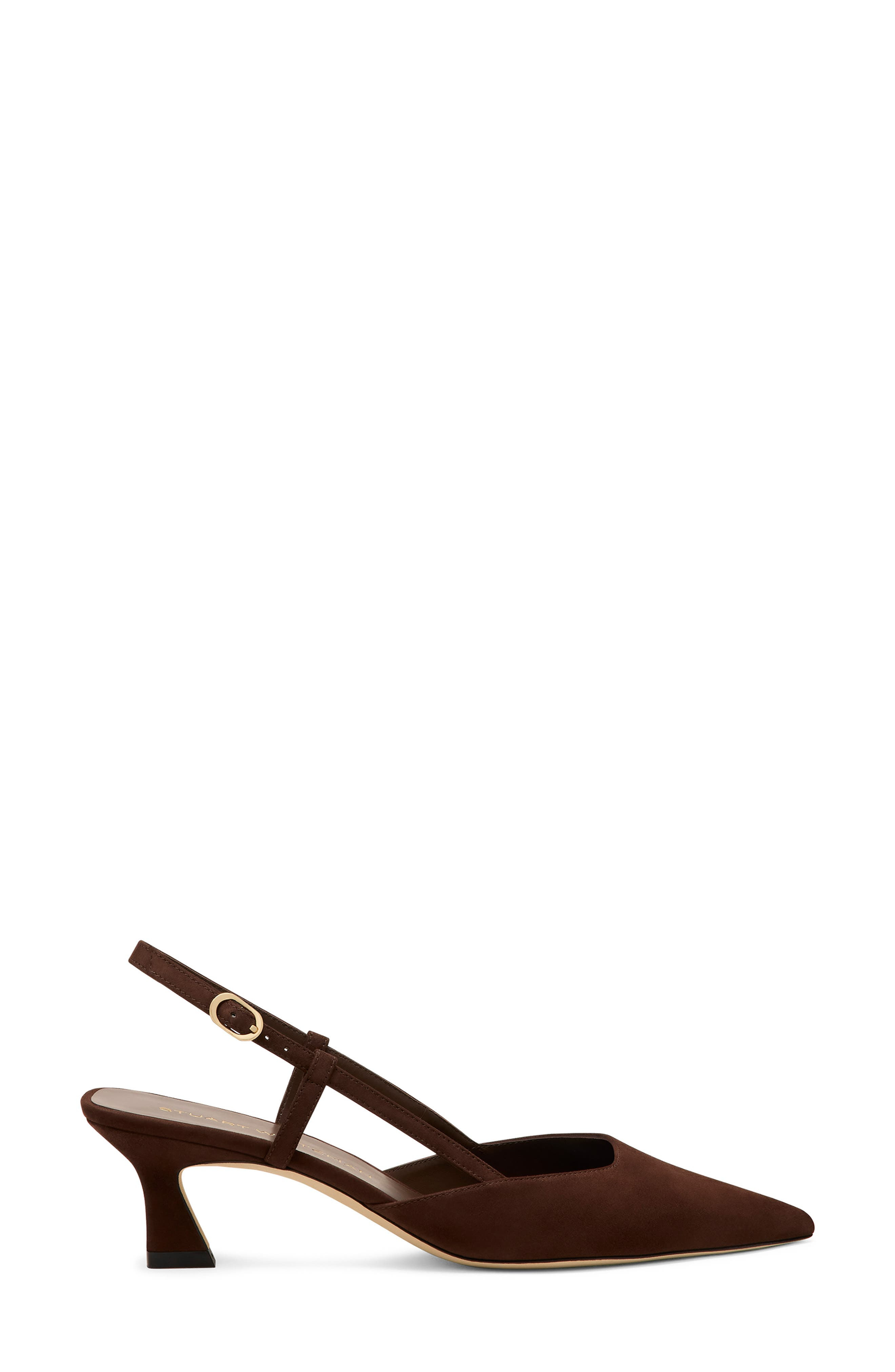 Stuart Weitzman Vinnie 50 Slingback Pump in Walnut/walnut at Nordstrom - 2