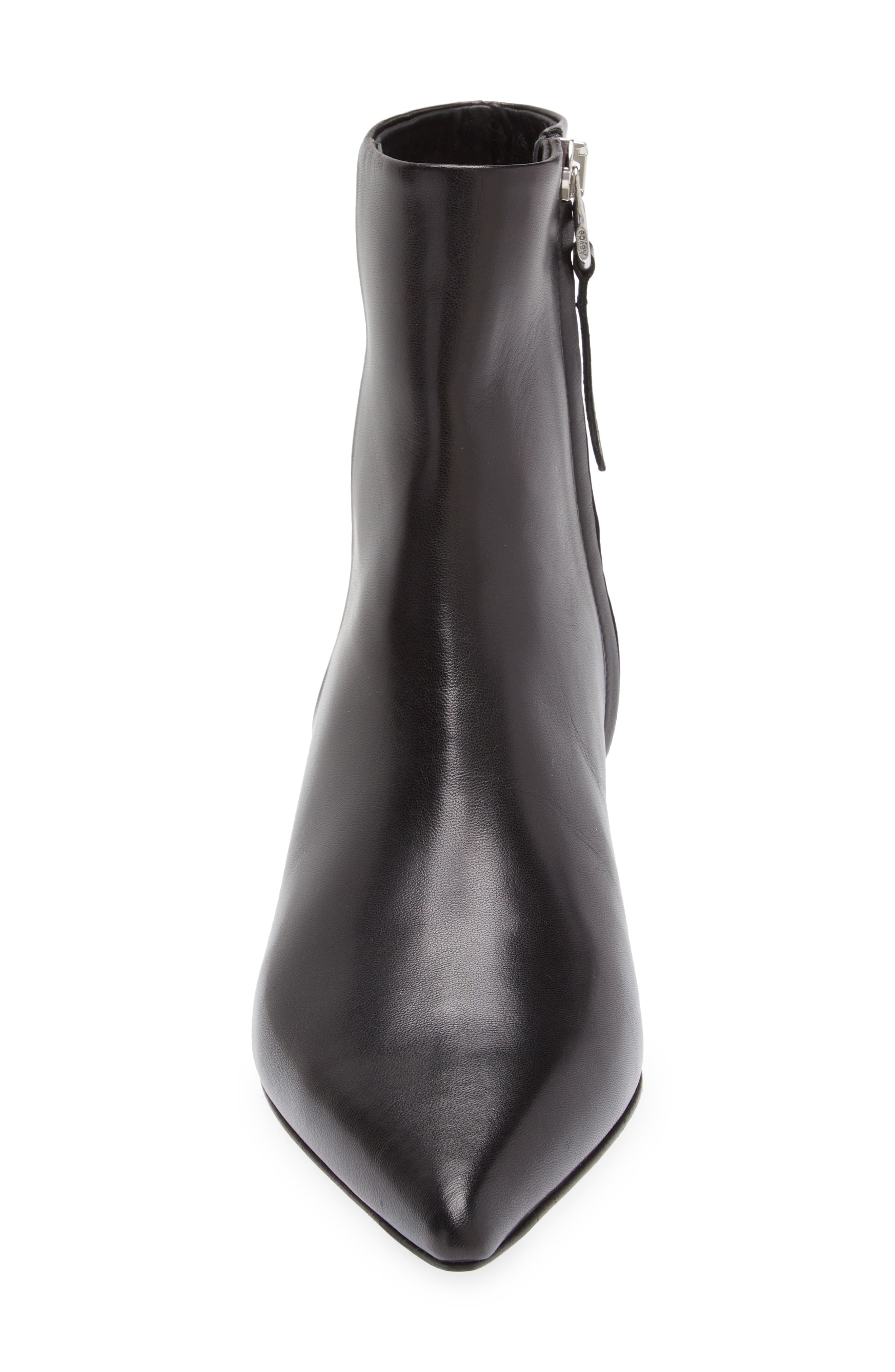 aeyde Sofie Pointed Toe Bootie in Black at Nordstrom - 4