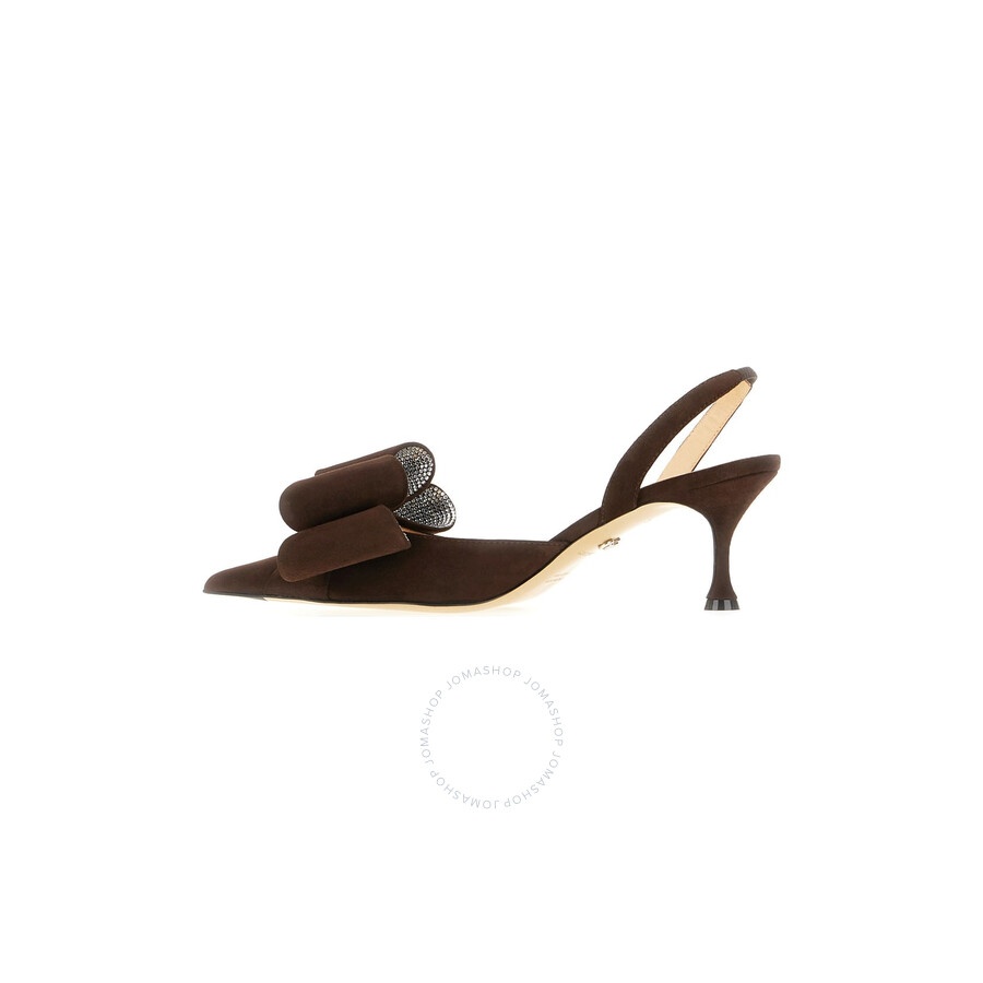 Mach & Mach Le Cadeau Bow Slingback Pumps - 3
