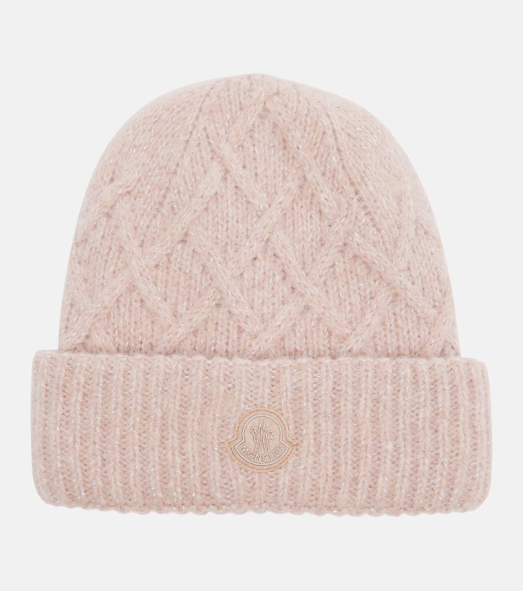 Embroidered alpaca-blend beanie - 1