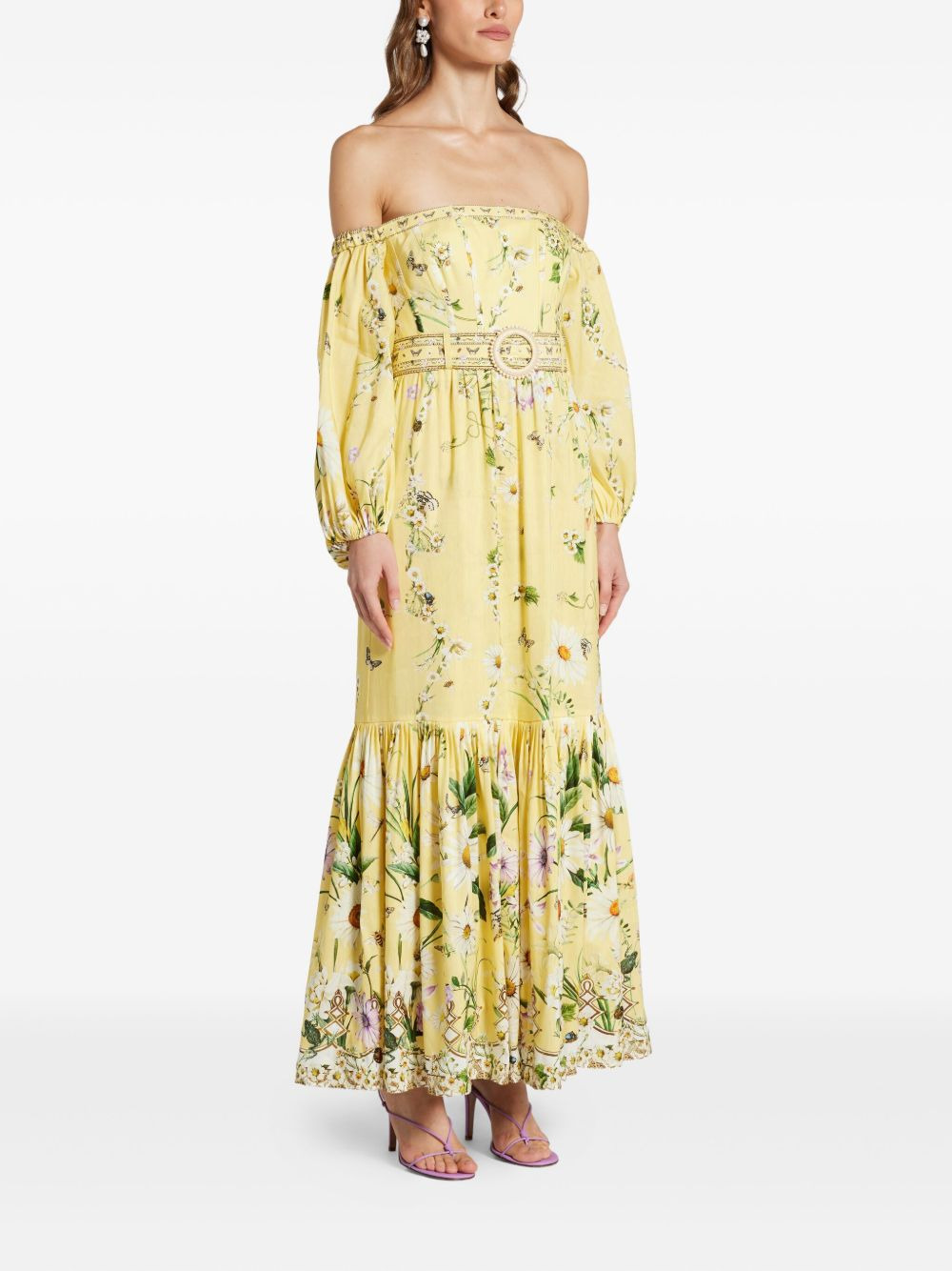 Daisy chains corset maxi dress - 3
