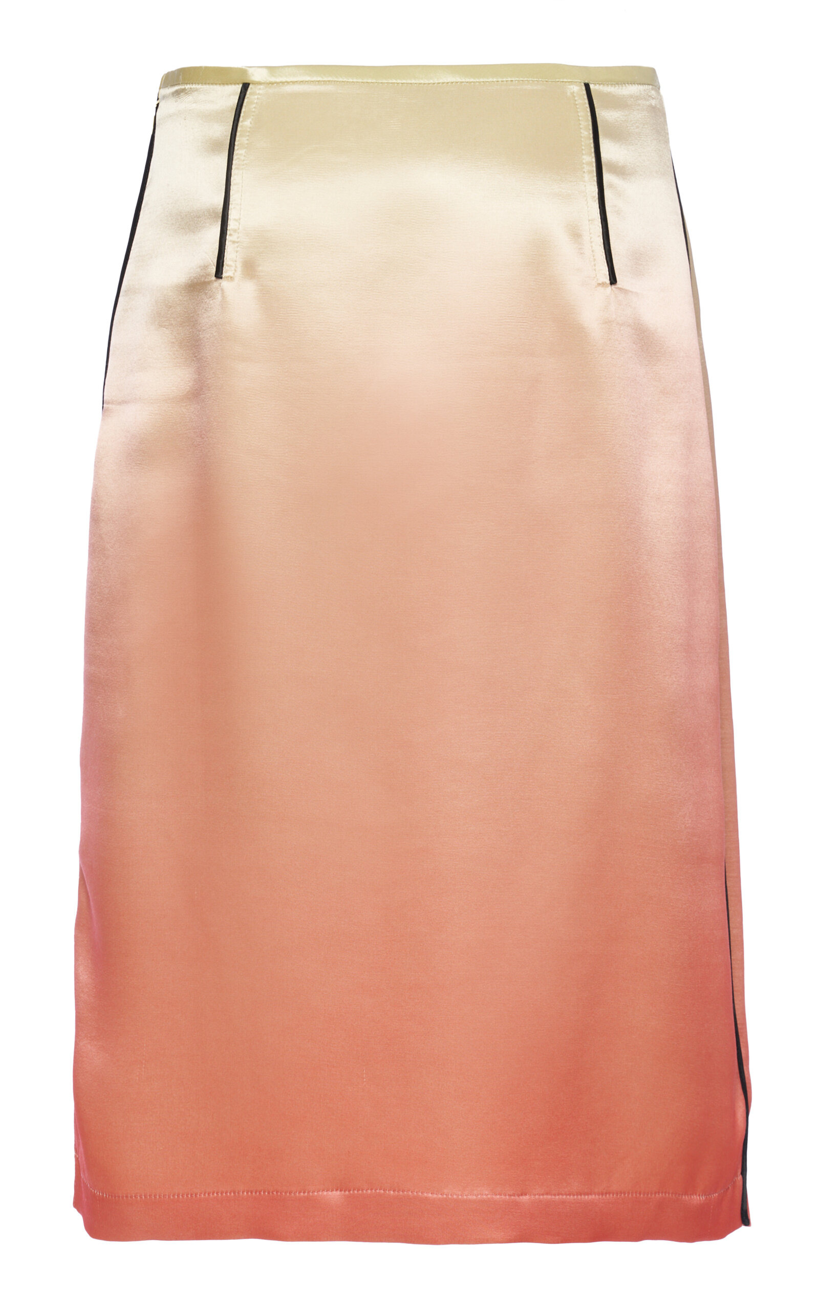 Ombré Satin Midi Skirt multi - 3
