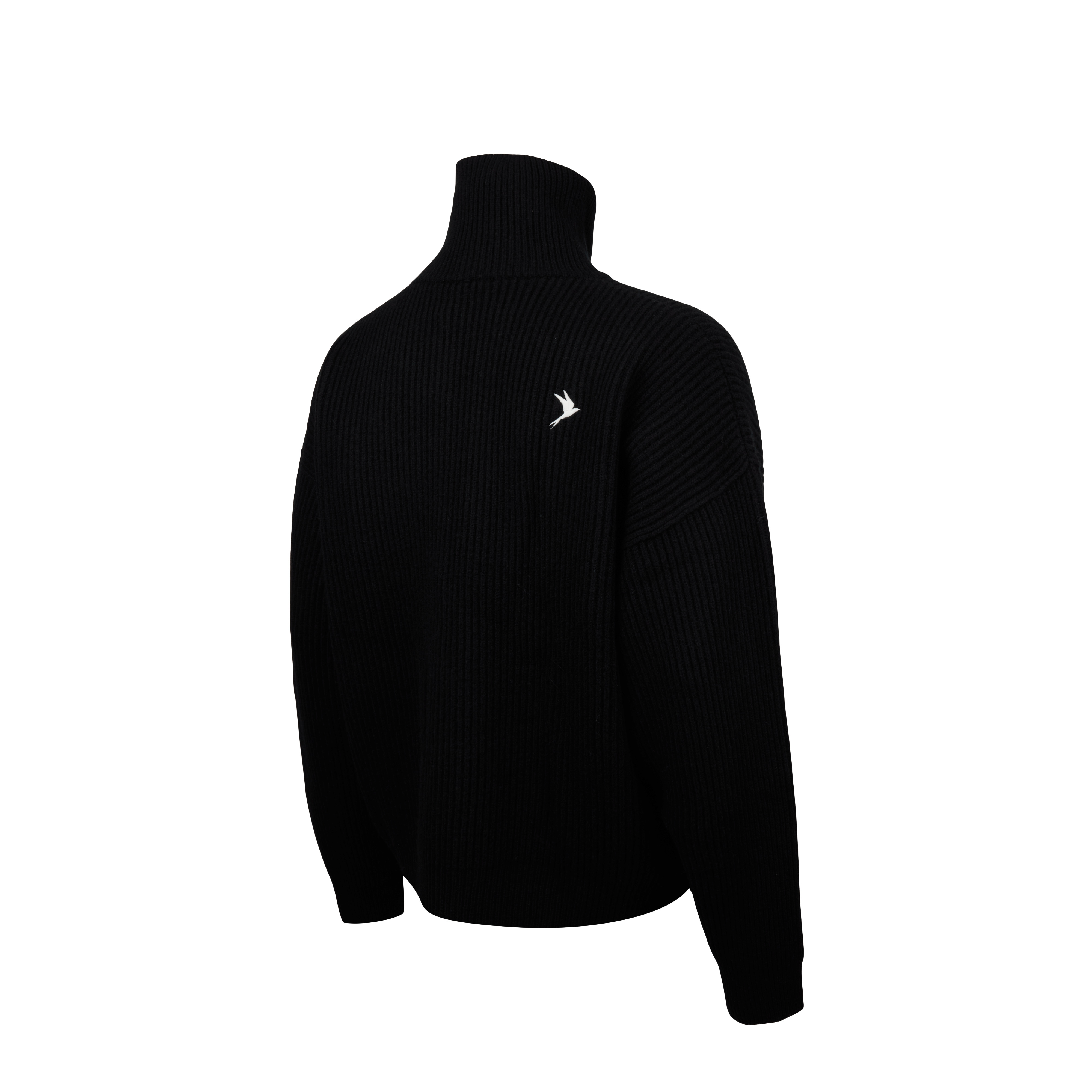 Vonarstræti Zipped Wool Sweater (Unisex) - 8