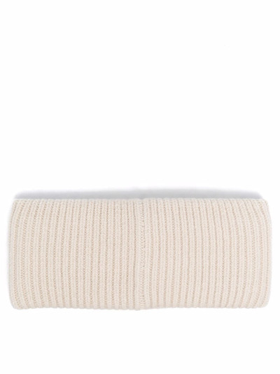 Acne Studios face-patch ribbed knit headband outlook