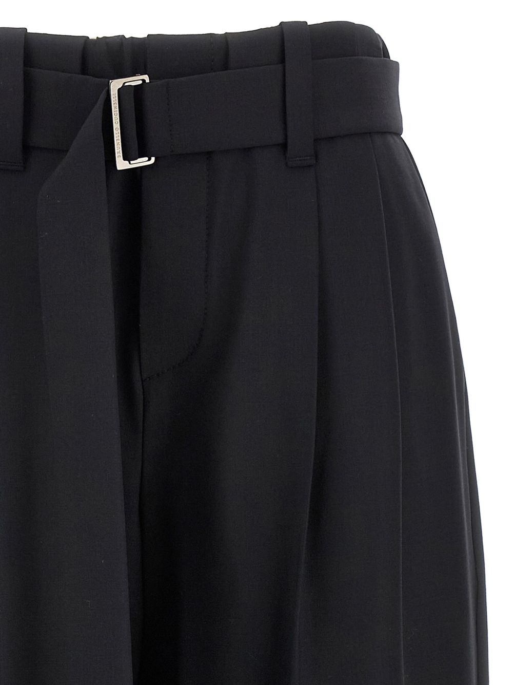 high-waisted belted trousers - 3
