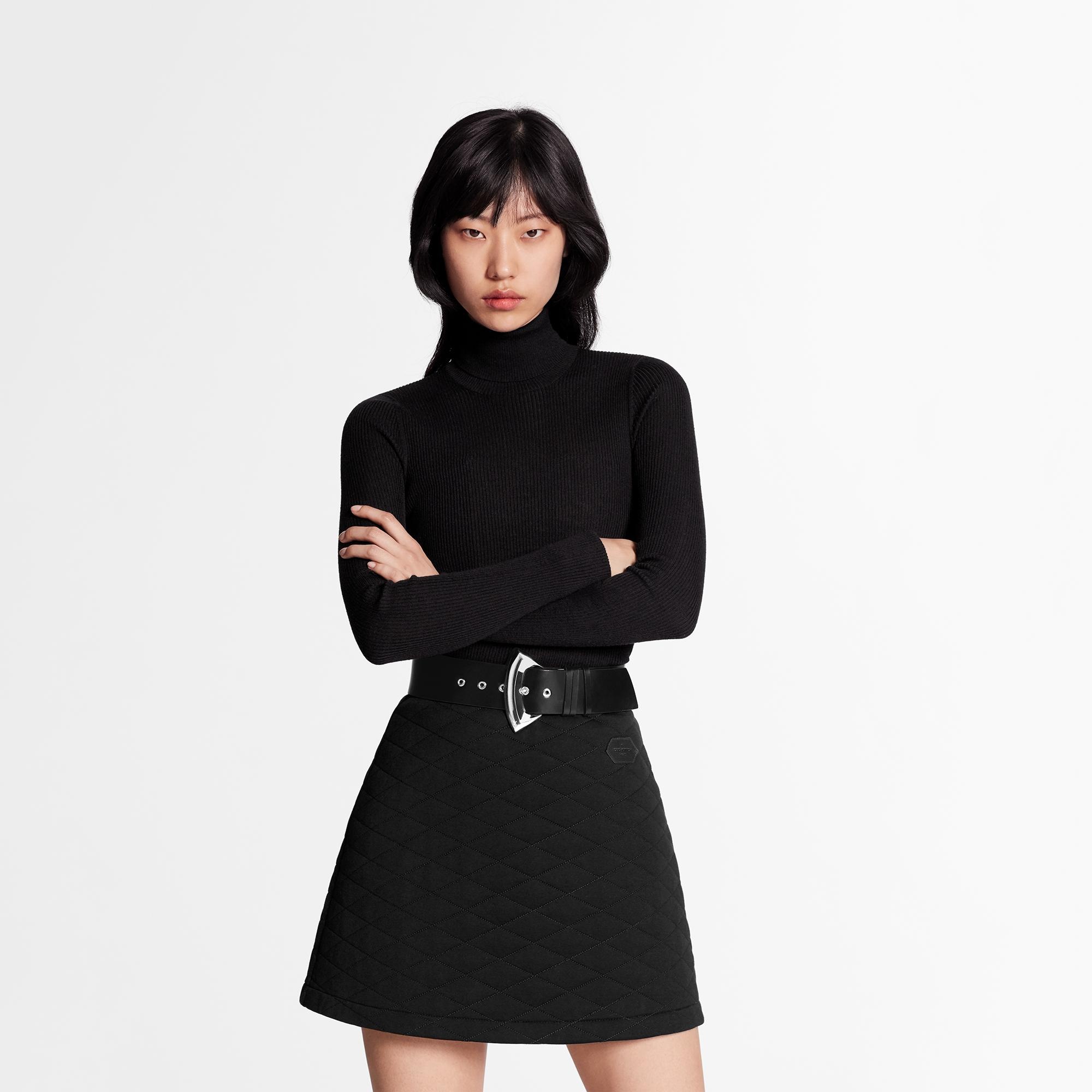 Quilted Jersey Skirt - 4