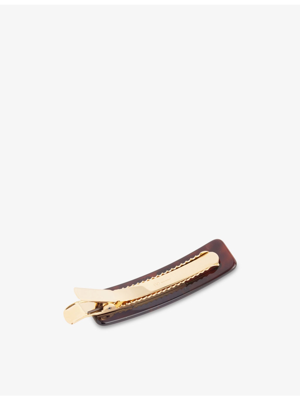 VLogo Signature Resin And Swarovski Crystal Hair Clip - 4