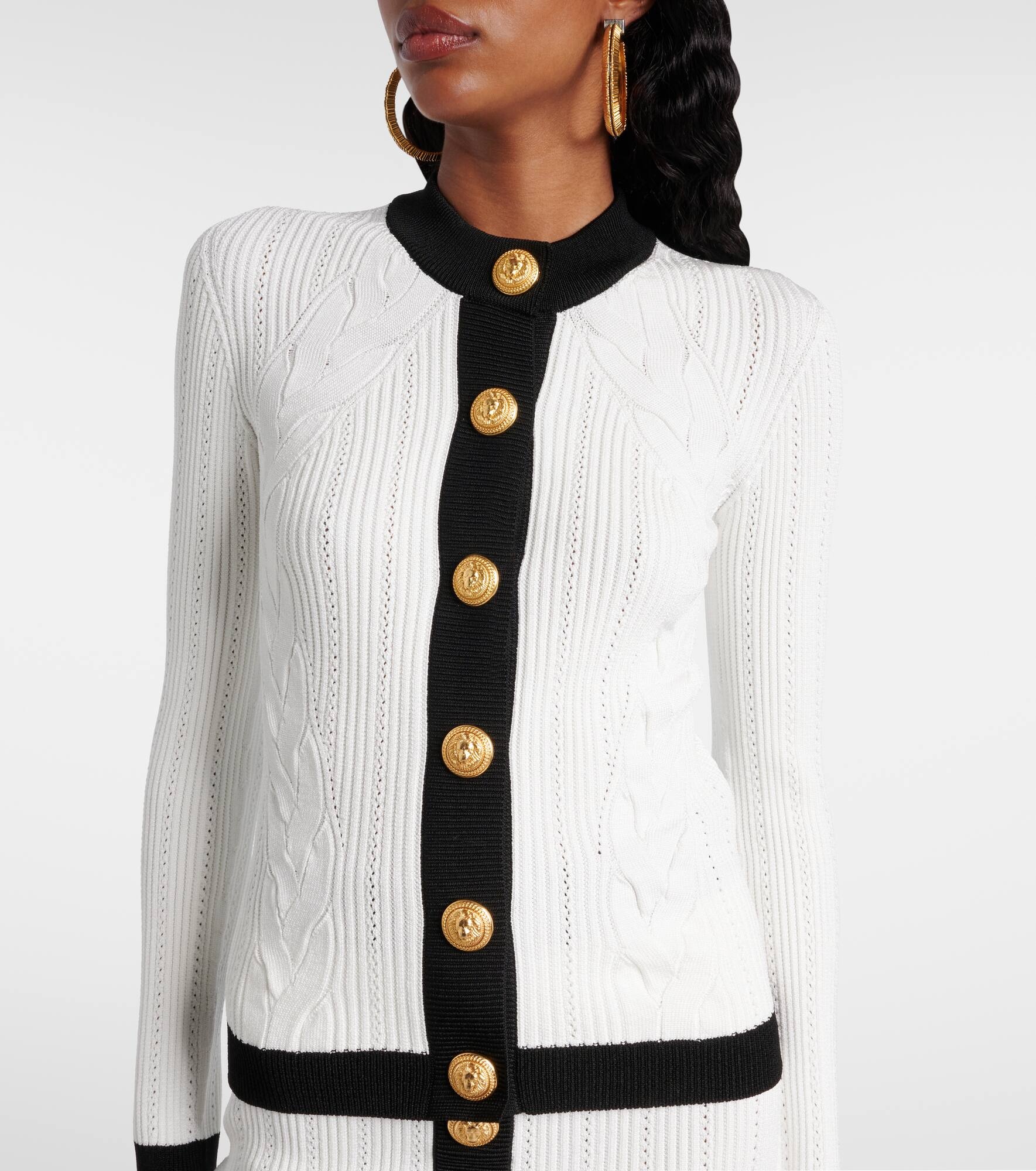 Cable-knit cardigan - 6