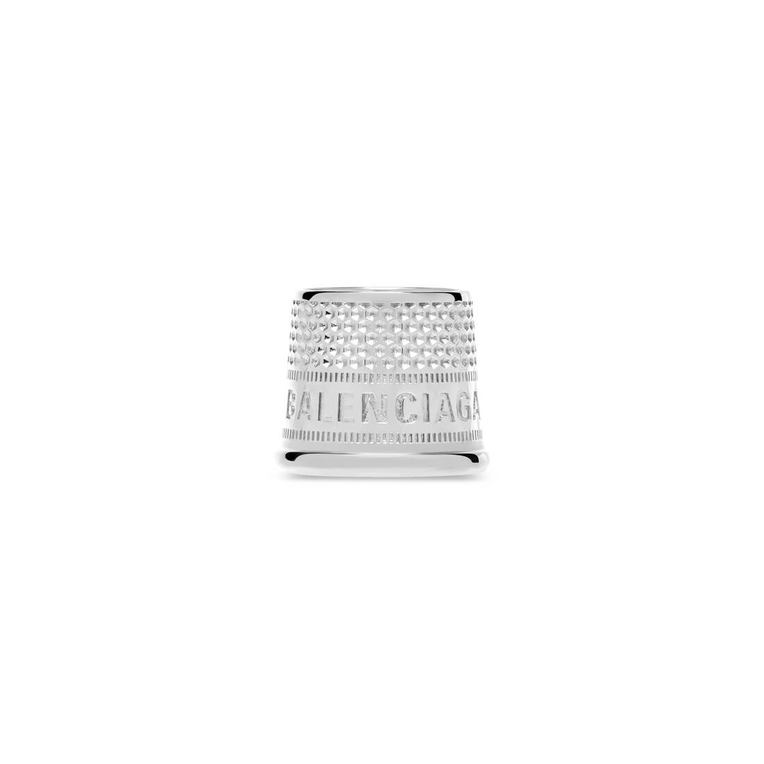 Thimble Ring in Silver - 3