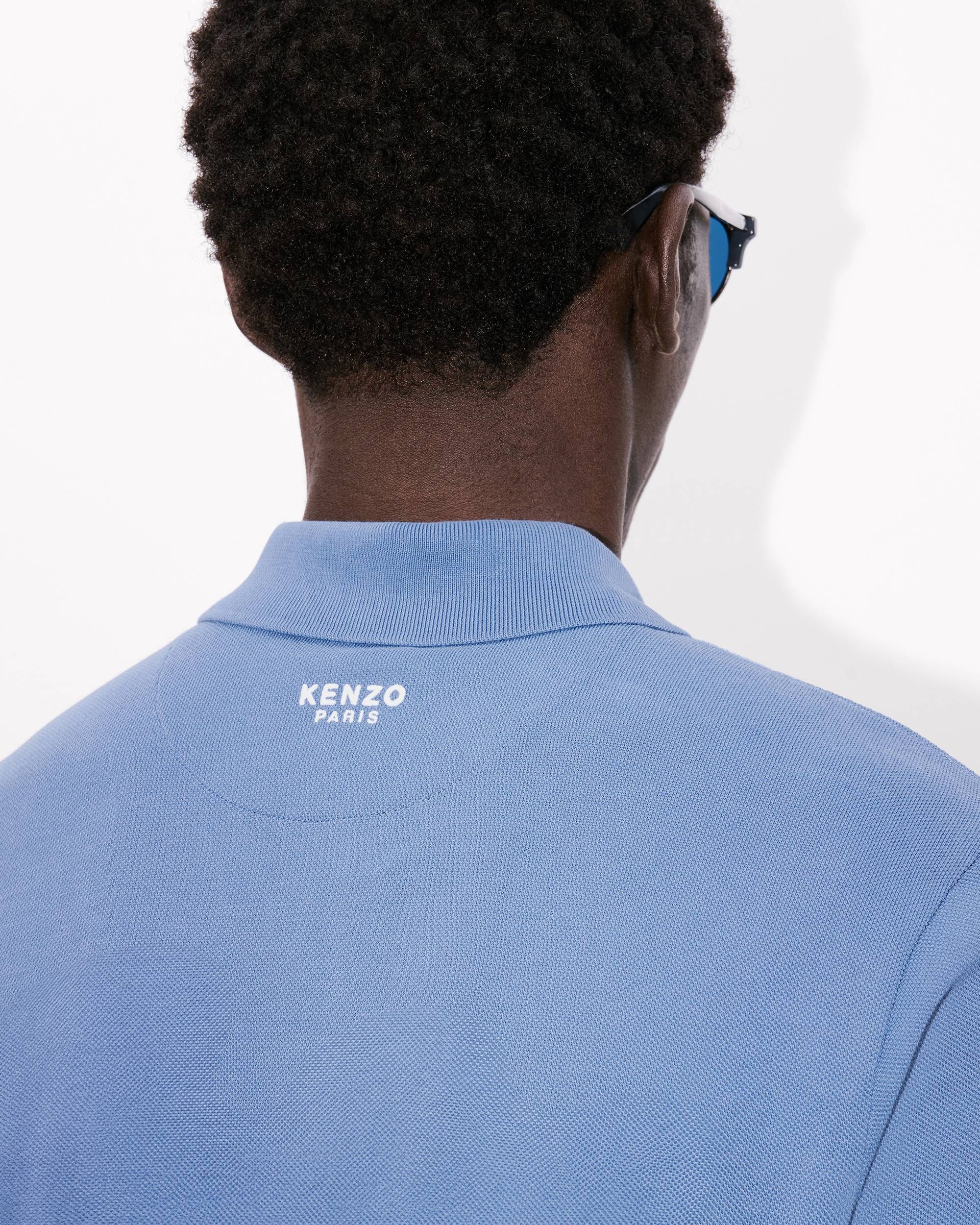 'KENZO Pop' embroidered slim polo in cotton - 7