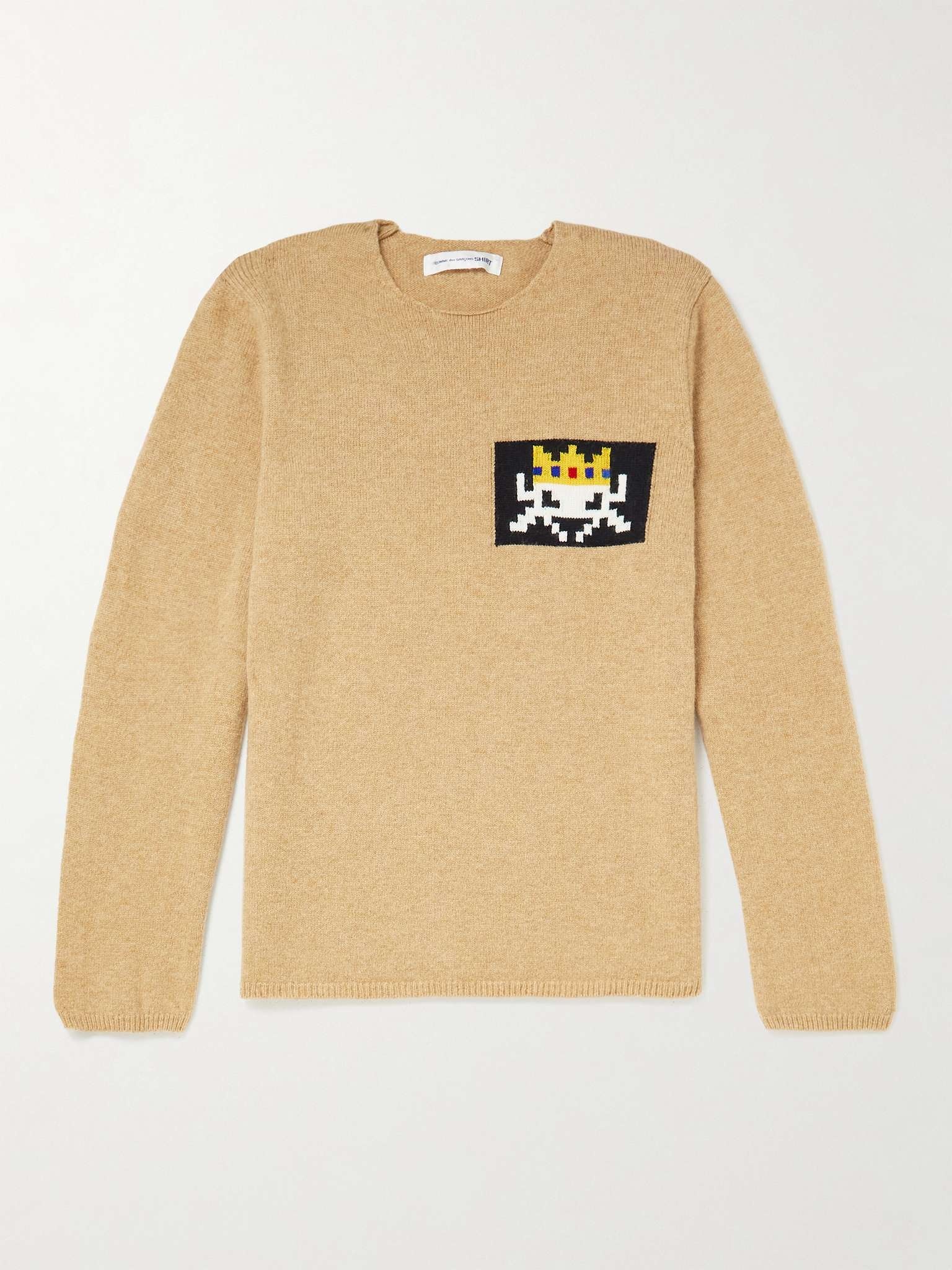 Intarsia Wool-Blend Sweater - 1