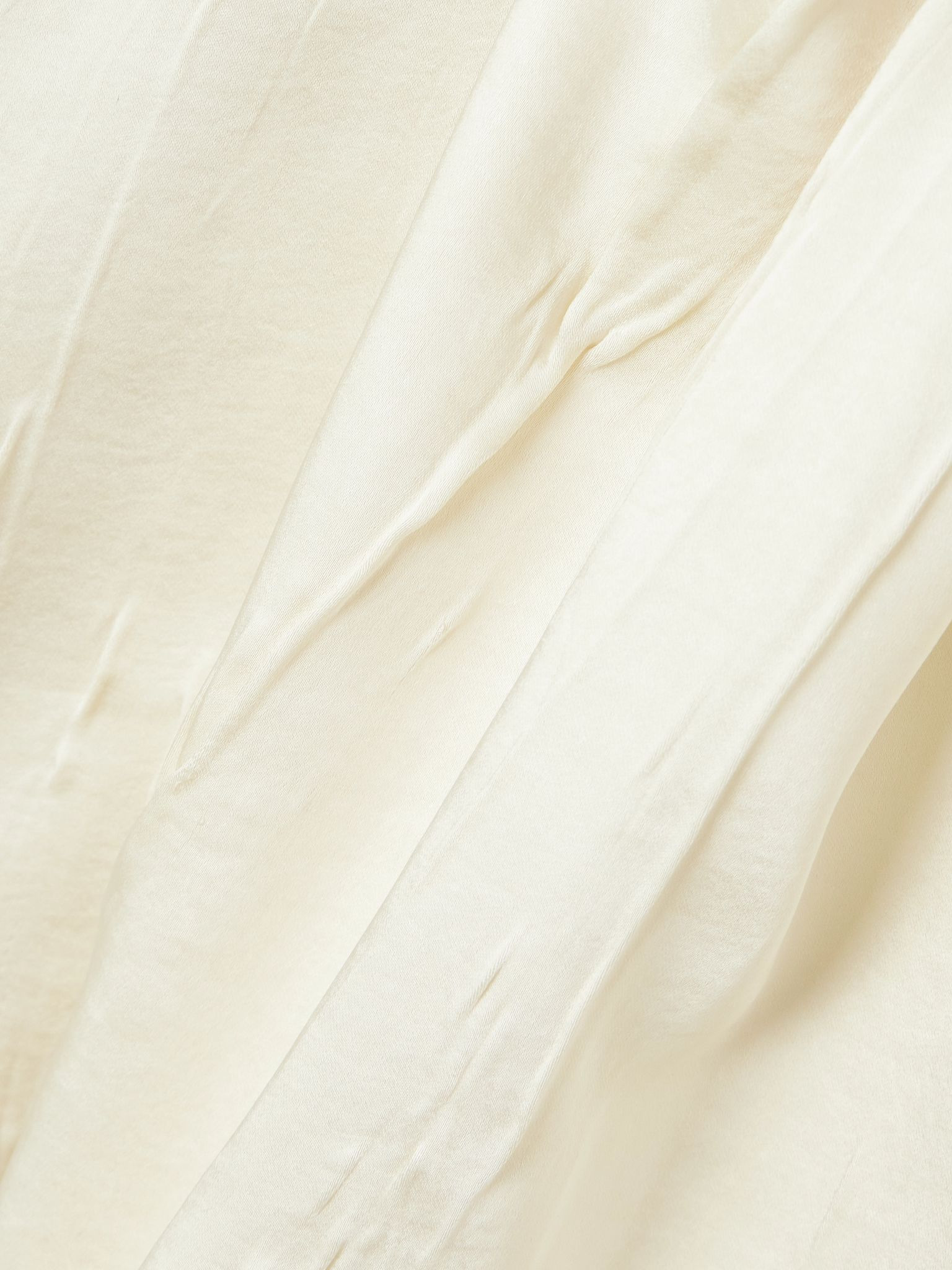 The Drew embellished crinkled-satin tank Ivory - 4