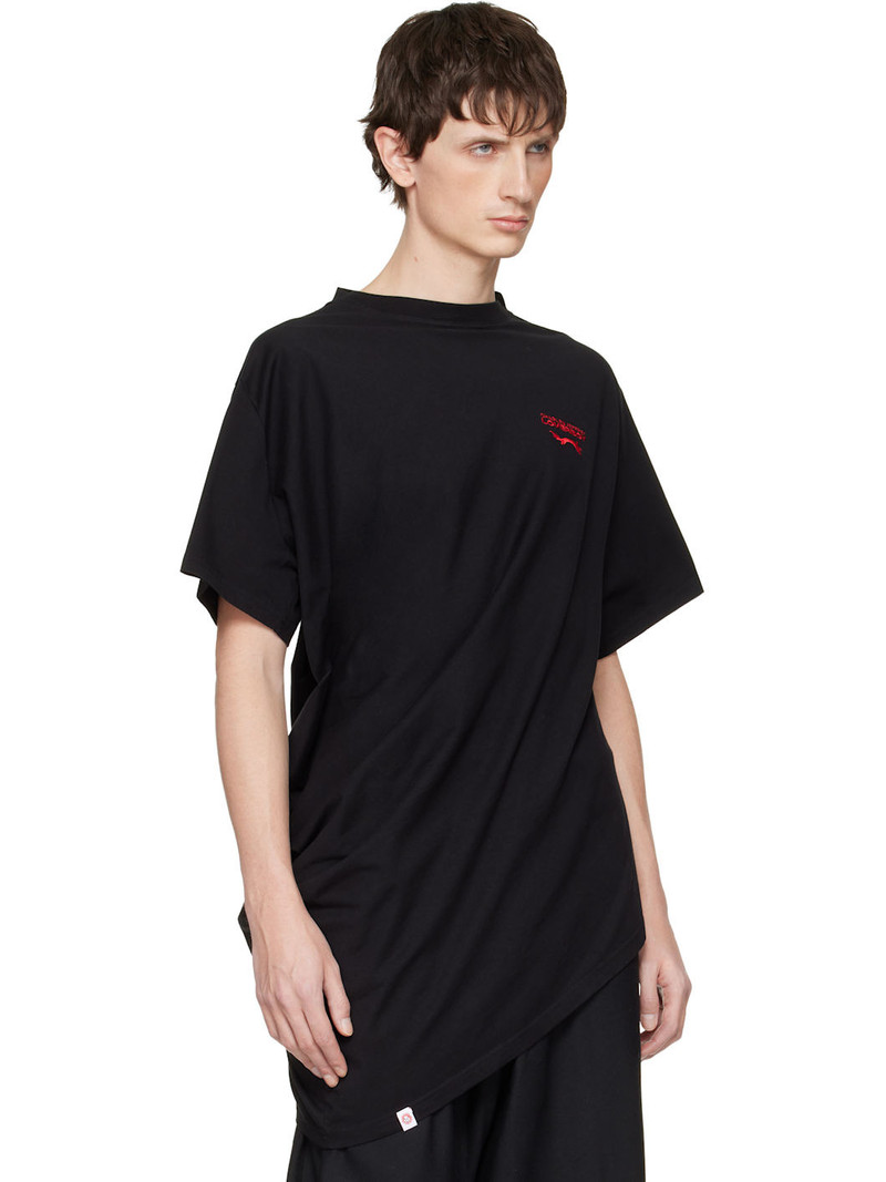 Black Topsy Turvy T-shirt 2