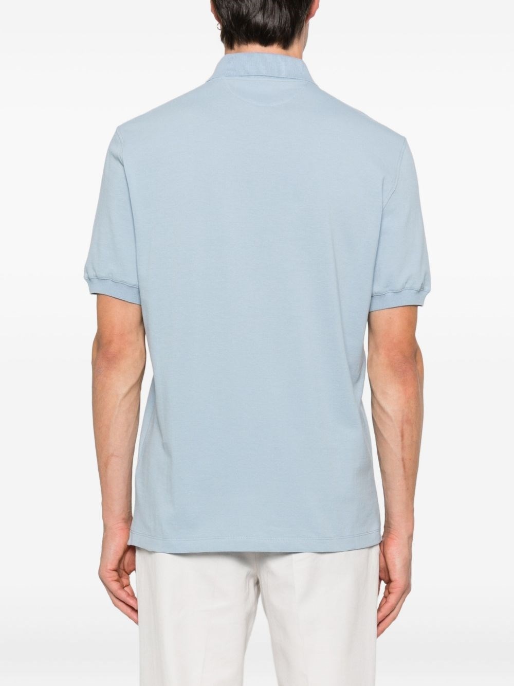Logo cotton polo shirt - 3