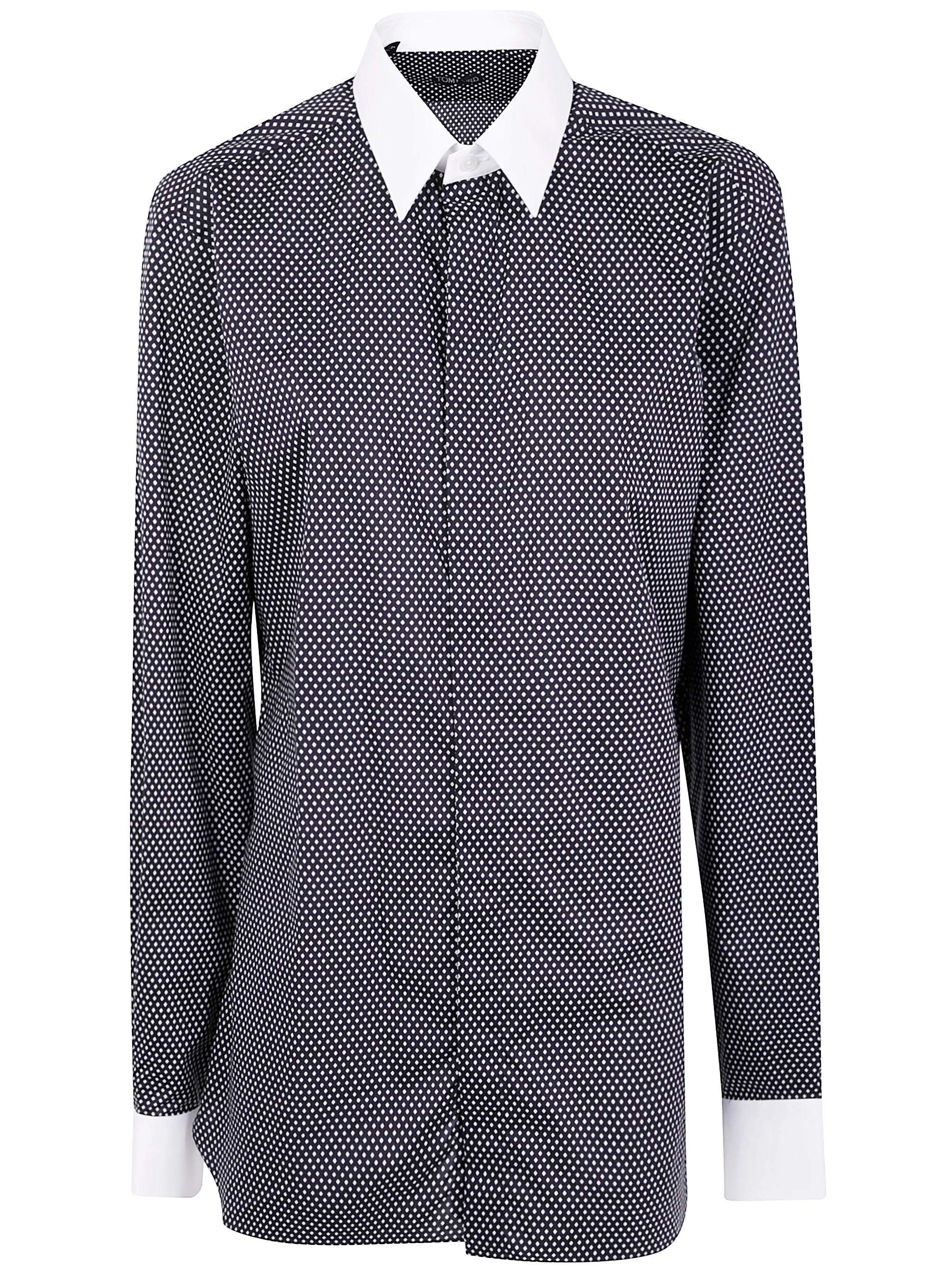 Tom Ford Men Cotton Printed Diamond Classic Fit Shirt - 1