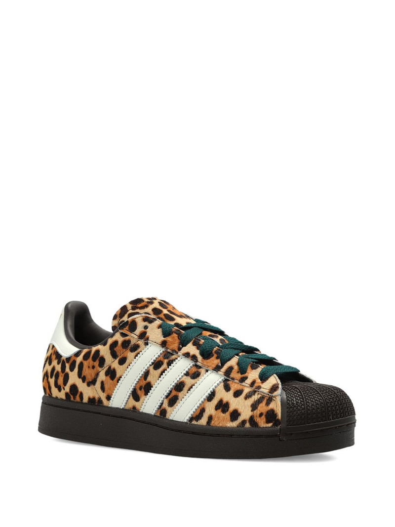 adidas Superstar II leopard-print sneakers outlook